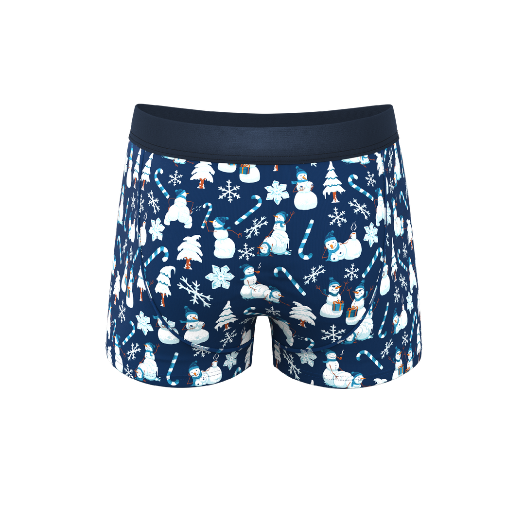 The Big Blizzard | Naughty Snowmen Ball Hammock® Pouch Trunks Underwear