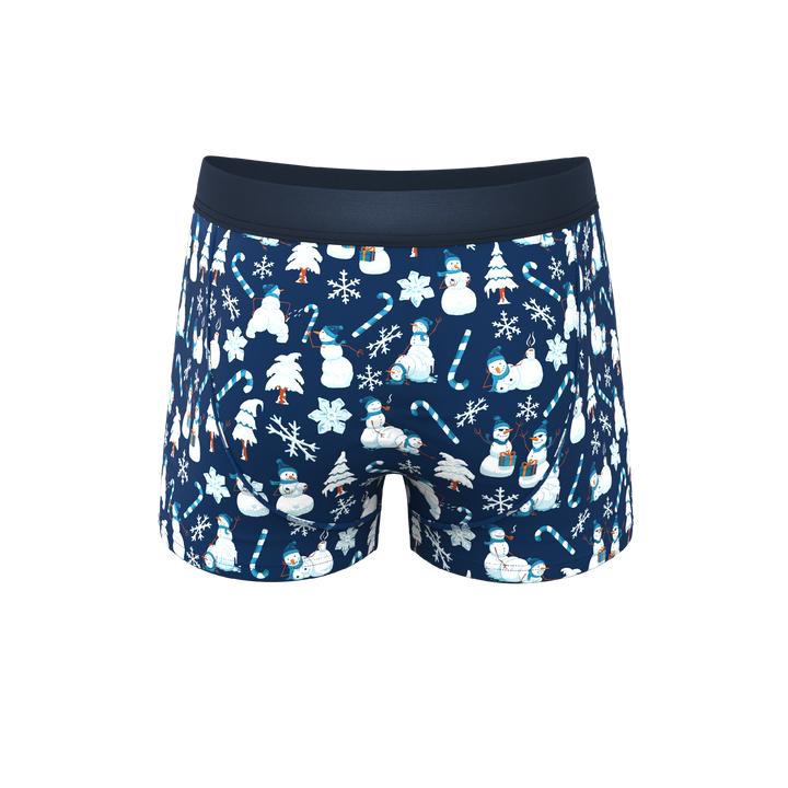 The Big Blizzard | Naughty Snowmen Ball Hammock® Pouch Trunks Underwear