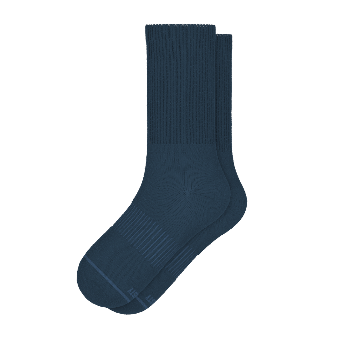 The Big Blue | Navy Heel Hammock™ Crew Socks