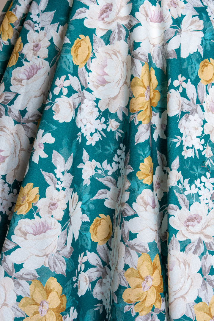 Circle Skirt - Huntington Gardens, Teal *sale