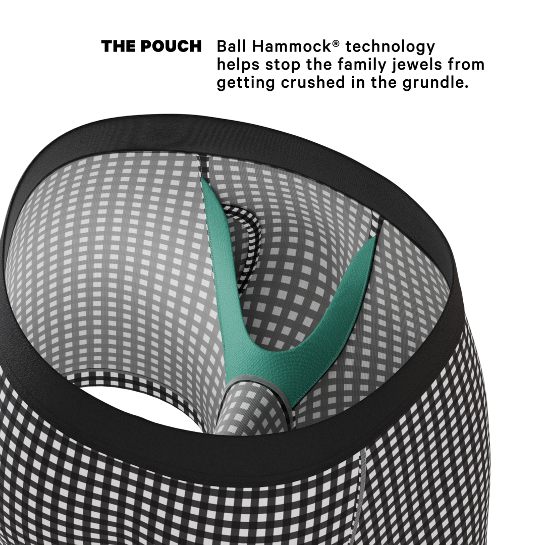 The Blackberry Bramble | Window Pane Ball Hammock® Pouch Underwear With Fly