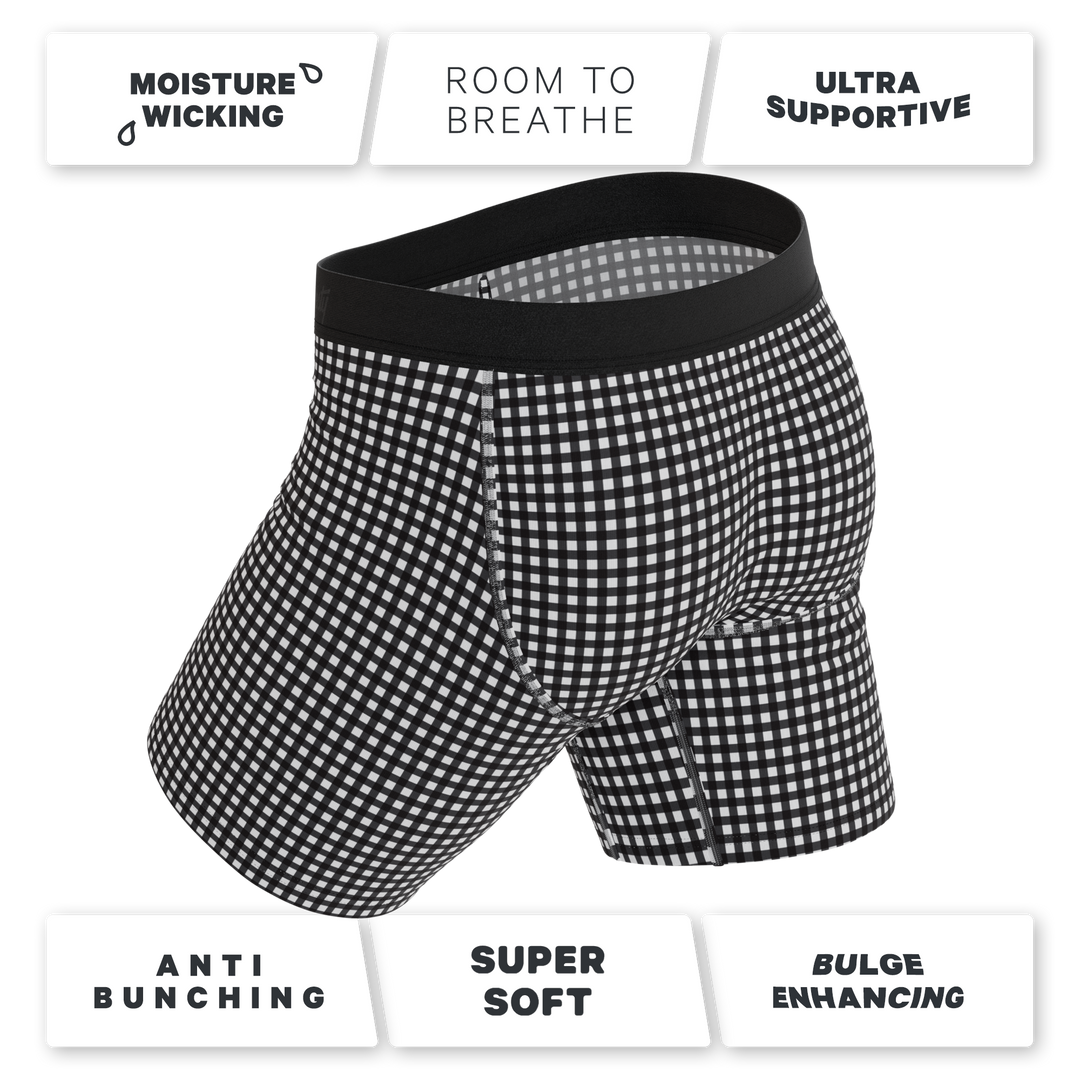 The Blackberry Bramble | Window Pane Ball Hammock® Boxer - Long Leg