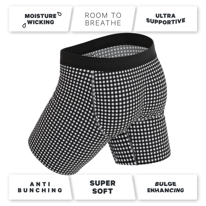 The Blackberry Bramble | Window Pane Ball Hammock® Boxer - Long Leg