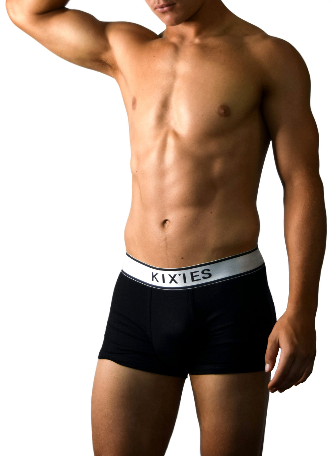 Mens Elastane Trunk Underwear - Black
