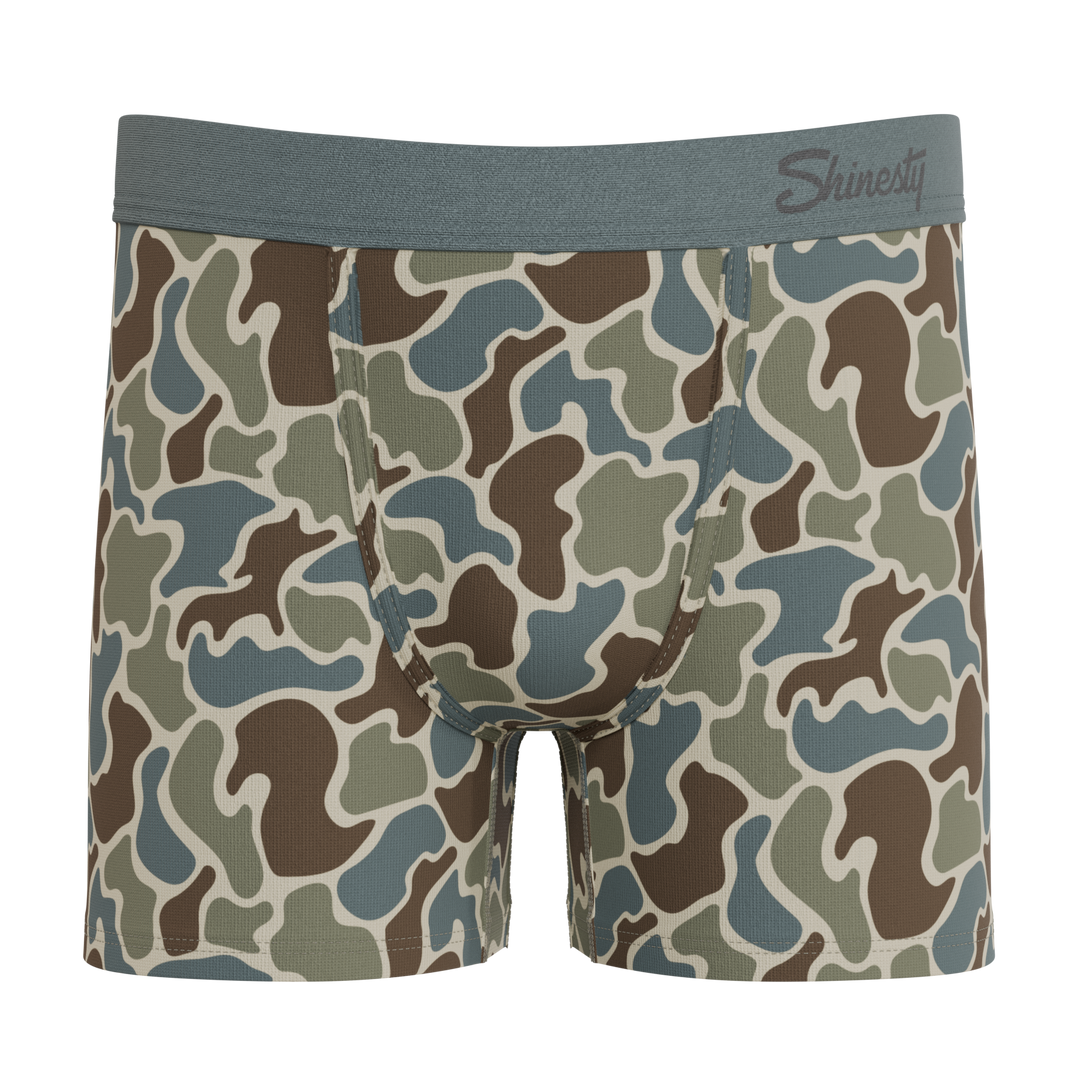 The Blender | Grey Duck Camo Youth Boxer Briefs