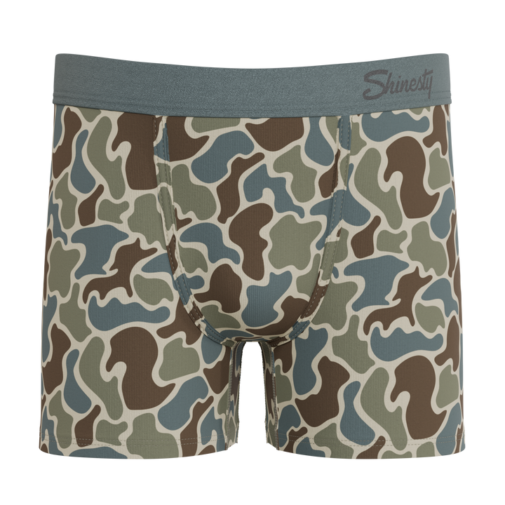 The Blender | Grey Duck Camo Youth Boxer Briefs
