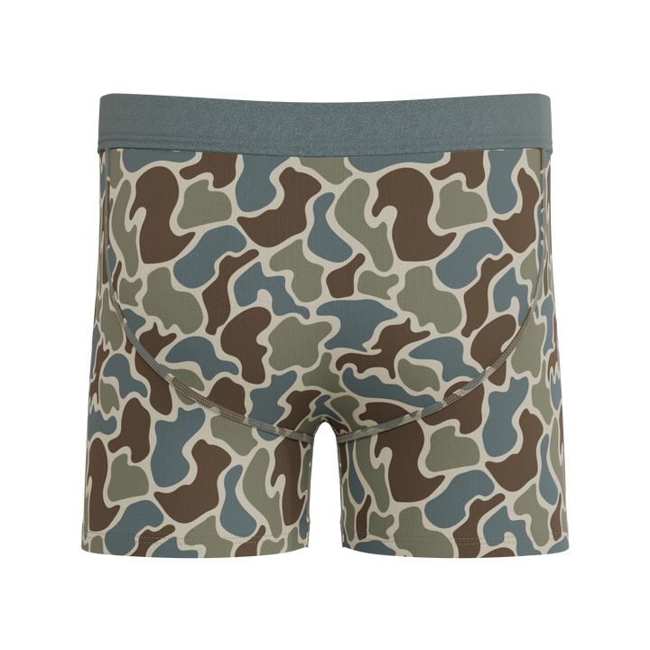 The Blender | Grey Duck Camo Youth Boxer Briefs