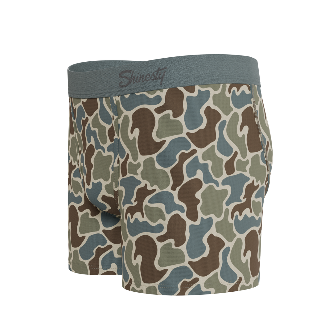 The Blender | Grey Duck Camo Youth Boxer Briefs