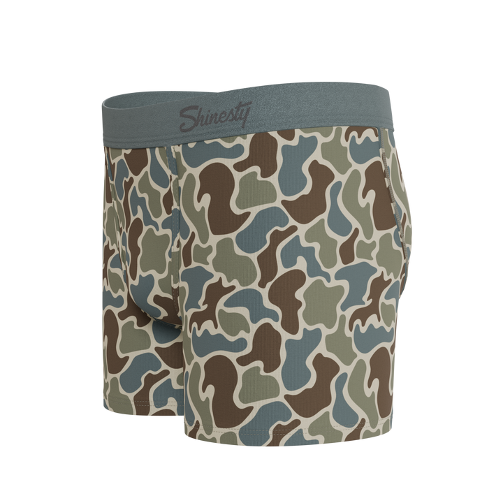 The Blender | Grey Duck Camo Youth Boxer Briefs