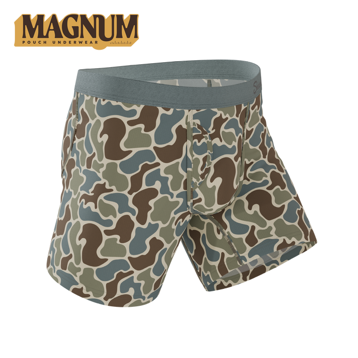 The Blender | Grey Duck Camo Ball Hammock® Magnum Big Pouch Underwear