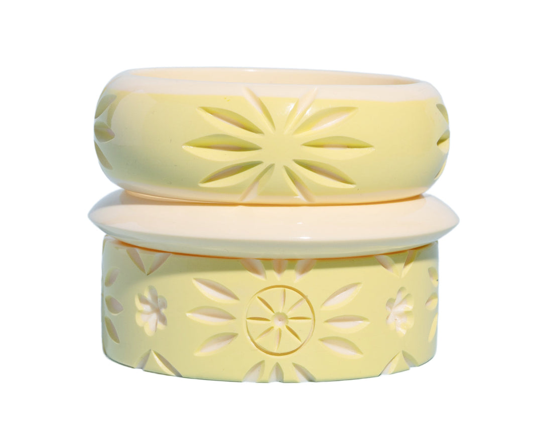 the Palm Springs Bangle Collection - the Saucer Spacer