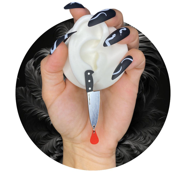 Bloody Hell! Knife Stud Earrings