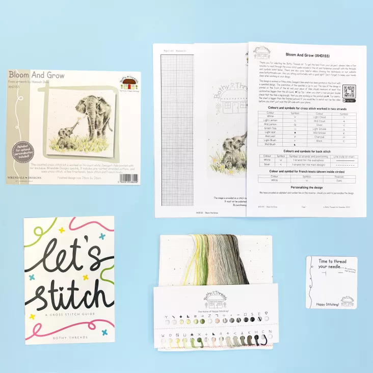 Bloom and Grow Counted Cross Stitch Kit by Bothy Threads XHD155