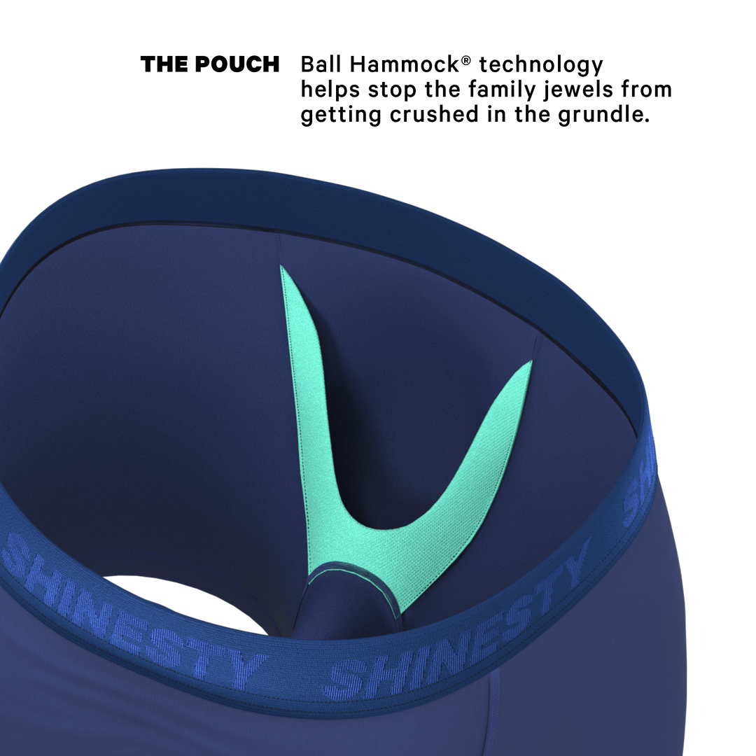 The Bloom Moon | Tonal Navy Ball Hammock® Pouch Underwear