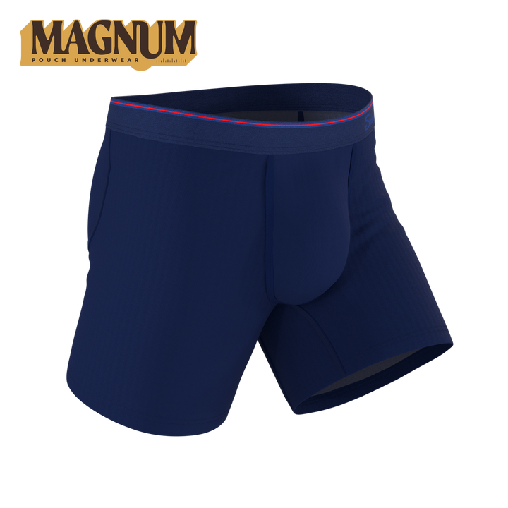 The Blueberry Pie | Red Tip Navy Ball Hammock® Magnum Big Pouch Underwear