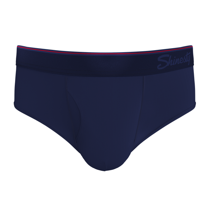 The Blueberry Pie | Red Tip Navy Ball Hammock® Pouch Underwear Briefs