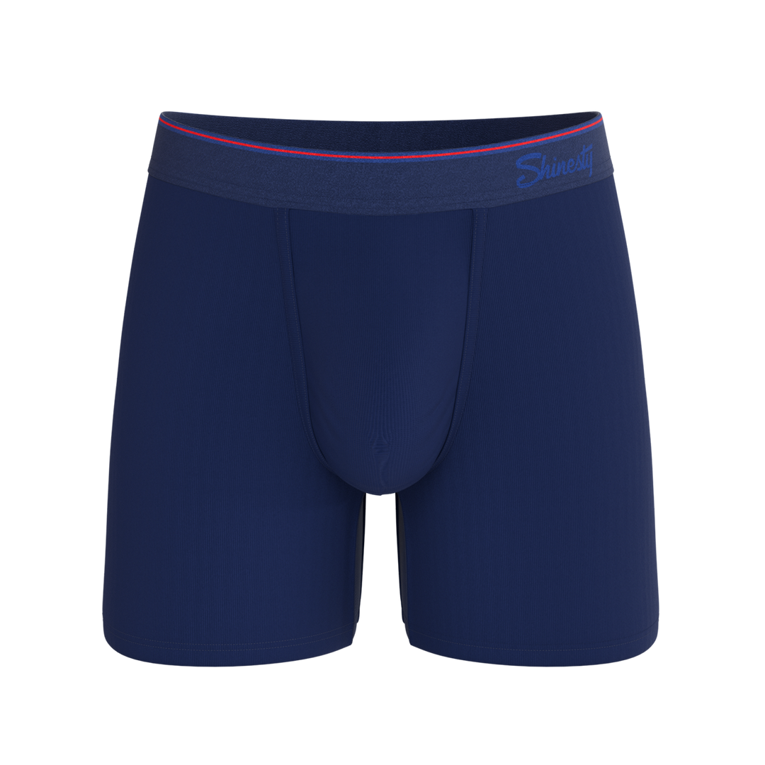 The Blueberry Pie | Red Tip Navy Ball Hammock® Magnum Big Pouch Underwear