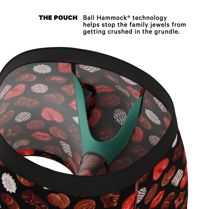 The Bonbons | Naughty Chocolate Ball Hammock® Pouch Underwear With Fly