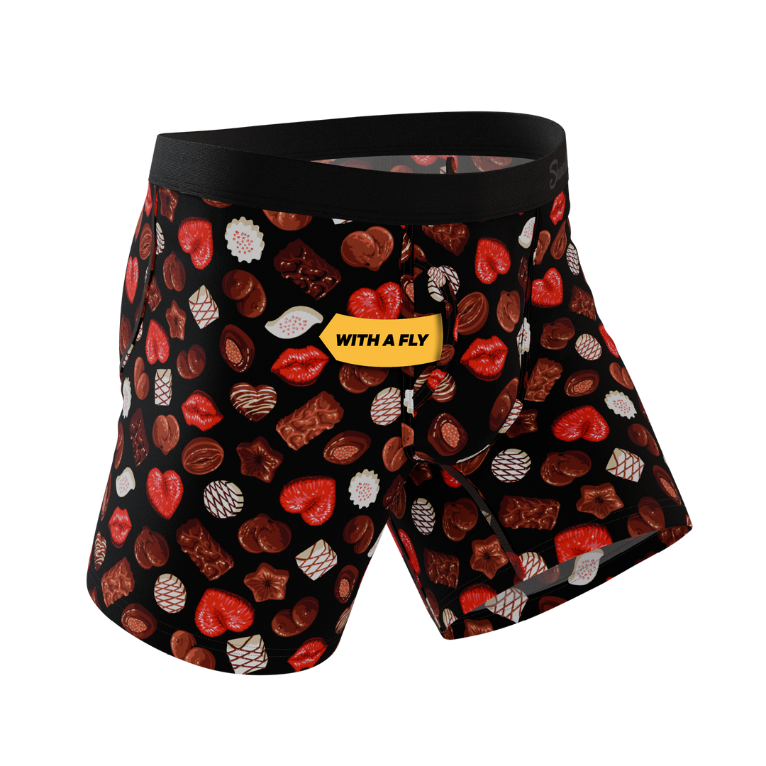The Bonbons | Naughty Chocolate Ball Hammock® Pouch Underwear With Fly