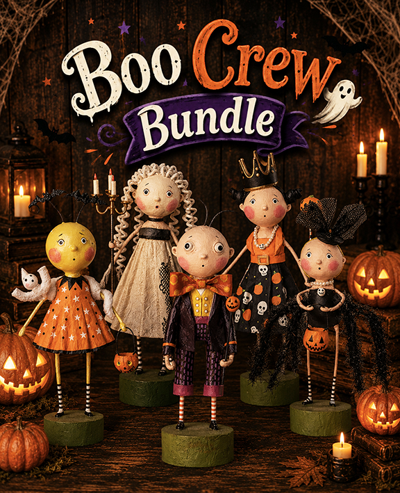 Lori Mitchell 2026 Halloween Boo Crew Bundle — All 5 Figurines in One Set