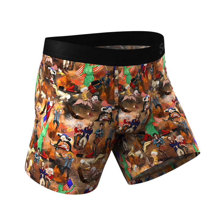 The Boston Tea Bag Party | Patriotic Ball Hammock® Pouch Underwear