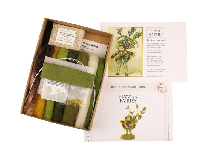 Felting Kit -  Flower Fairy- Box Tree Needle Felting Kit