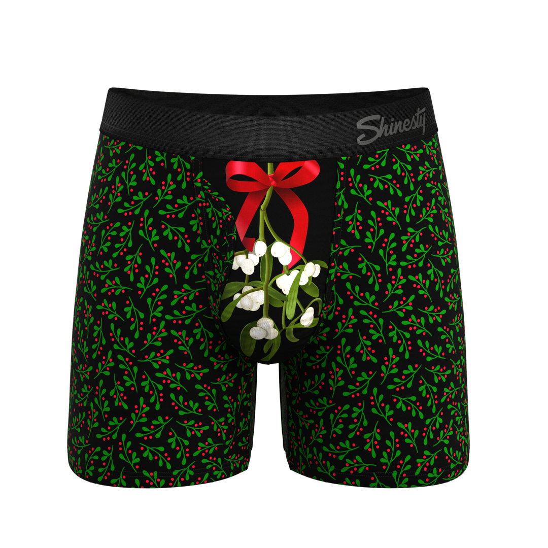 The Kiss Me There | Mistletoe Ball Hammock® Pouch Underwear With Fly