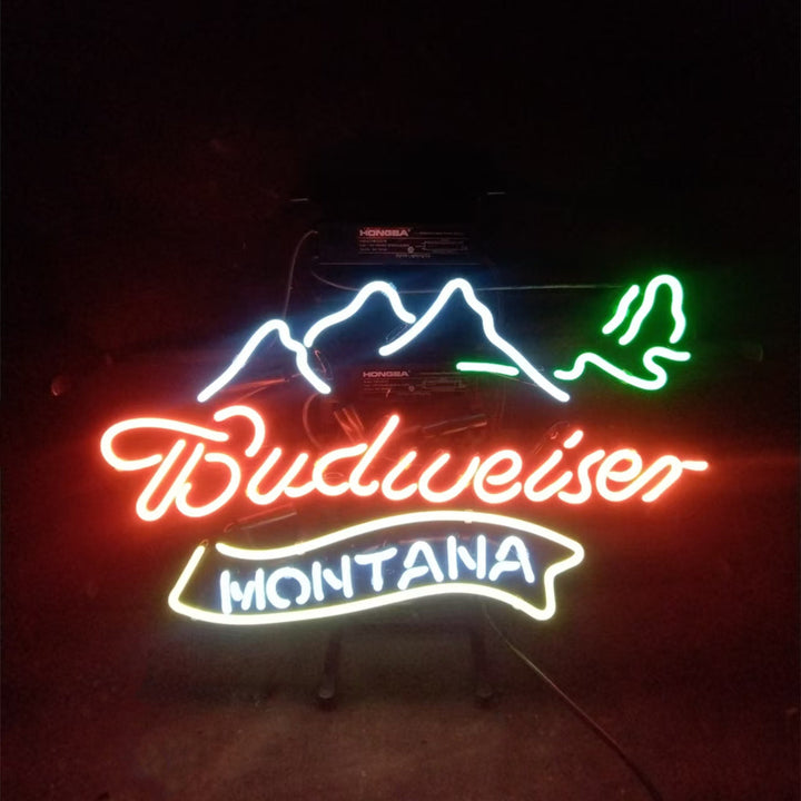 Budweiser Montana Neon Light Sign