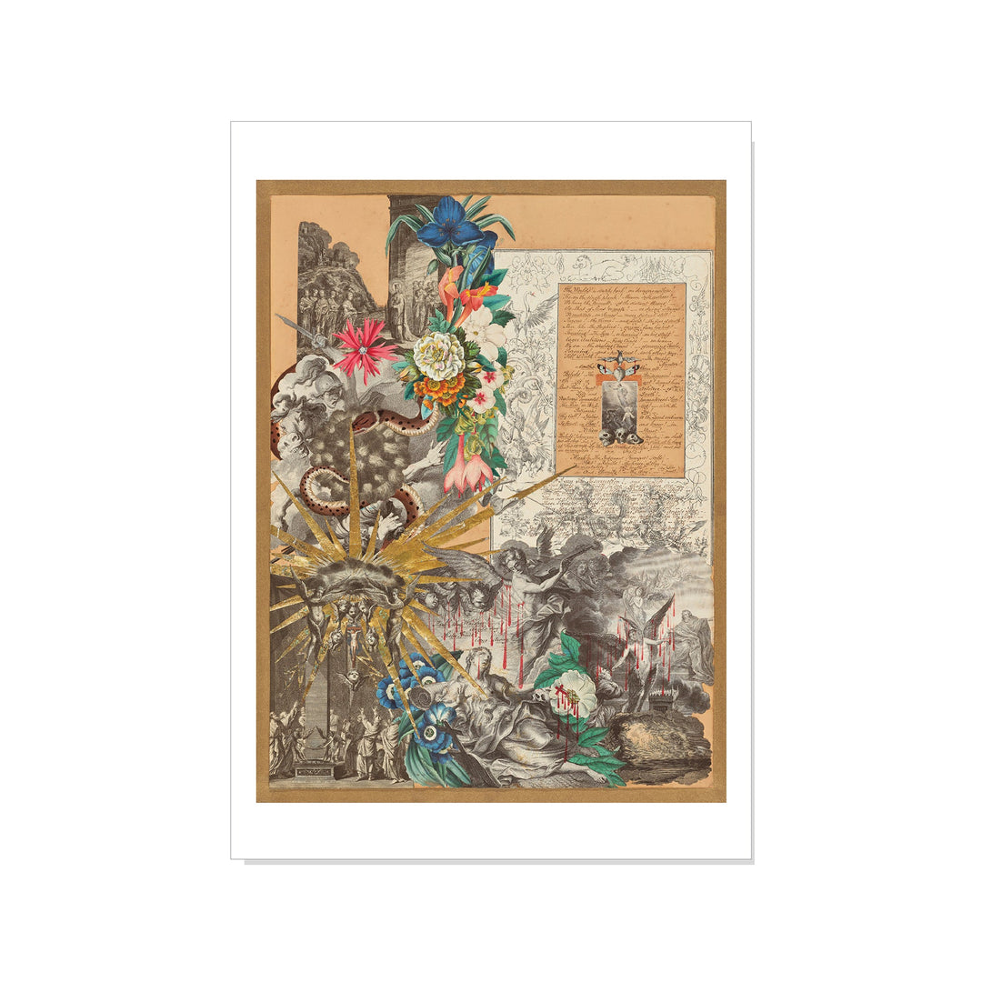 Garland - Collage - Postcard