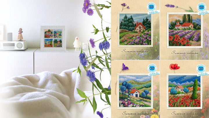 Summer colours C361 Counted Cross Stitch Kit