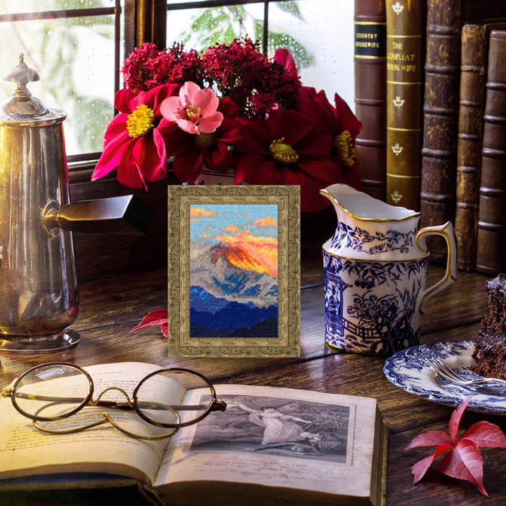 A dream flowing down from the mountains C419 Counted Cross Stitch Kit