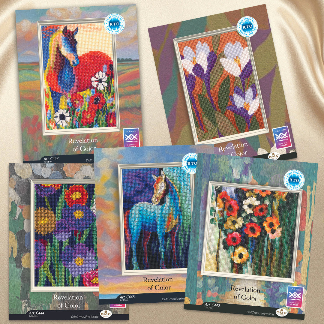 Revelation of Color Counted Cross Stitch Kit by RTO C447