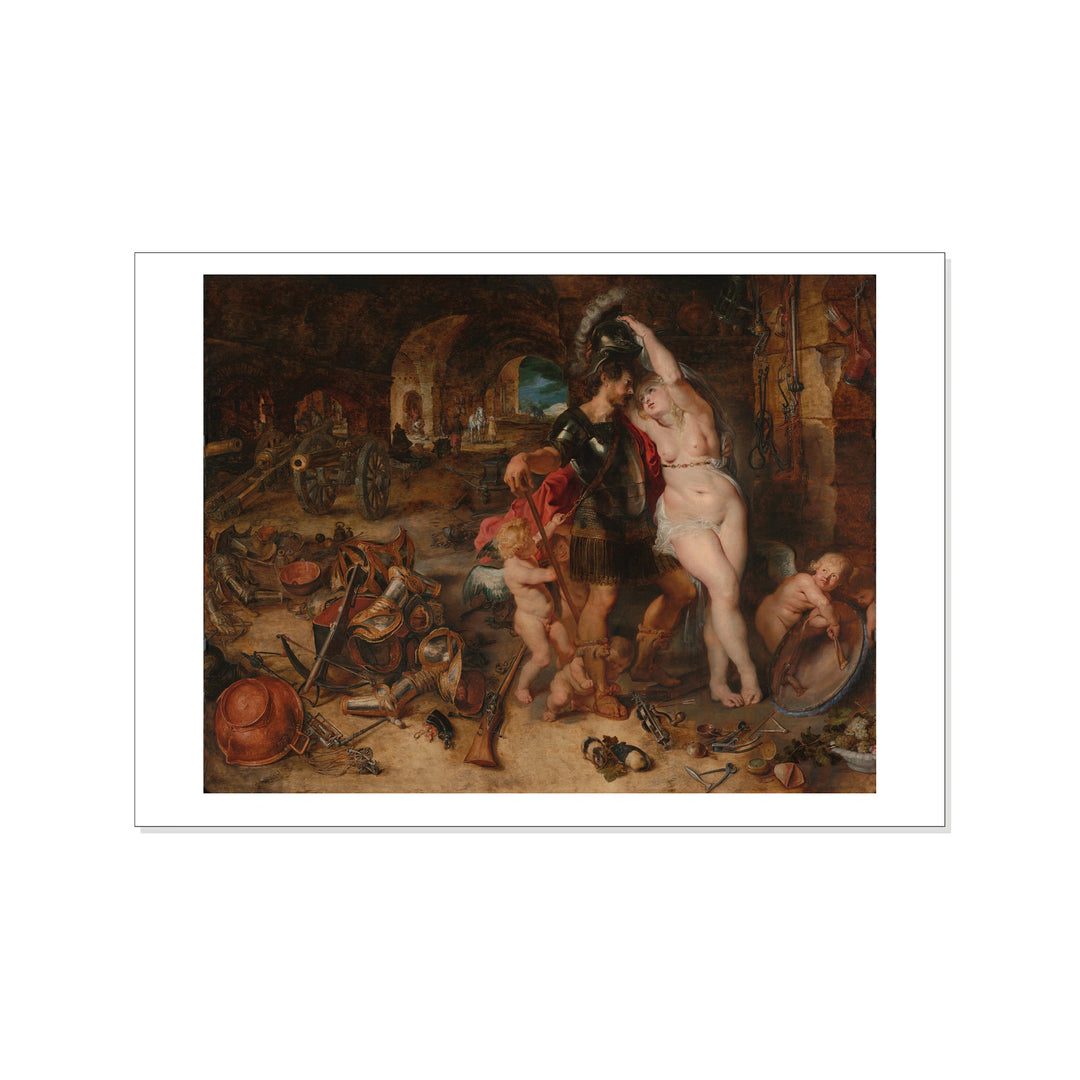 Rubens - The Return from War: Mars Disarmed by Venus - Postcard