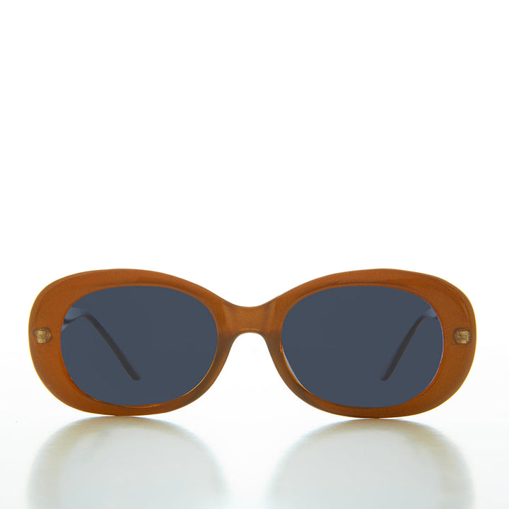 Oval Mod Sunglasses Vintage 90s - Cava