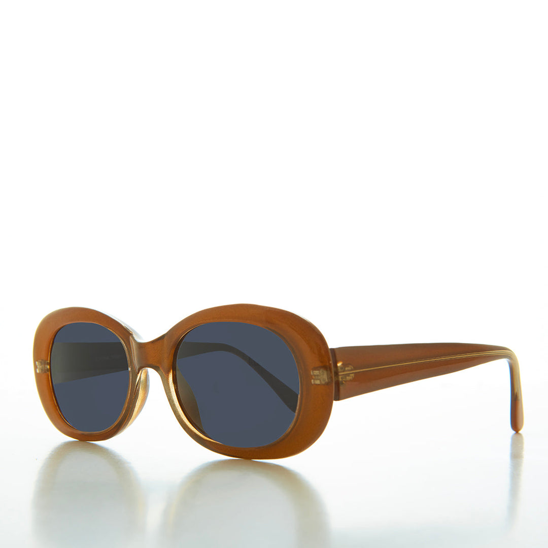 Oval Mod Sunglasses Vintage 90s - Cava