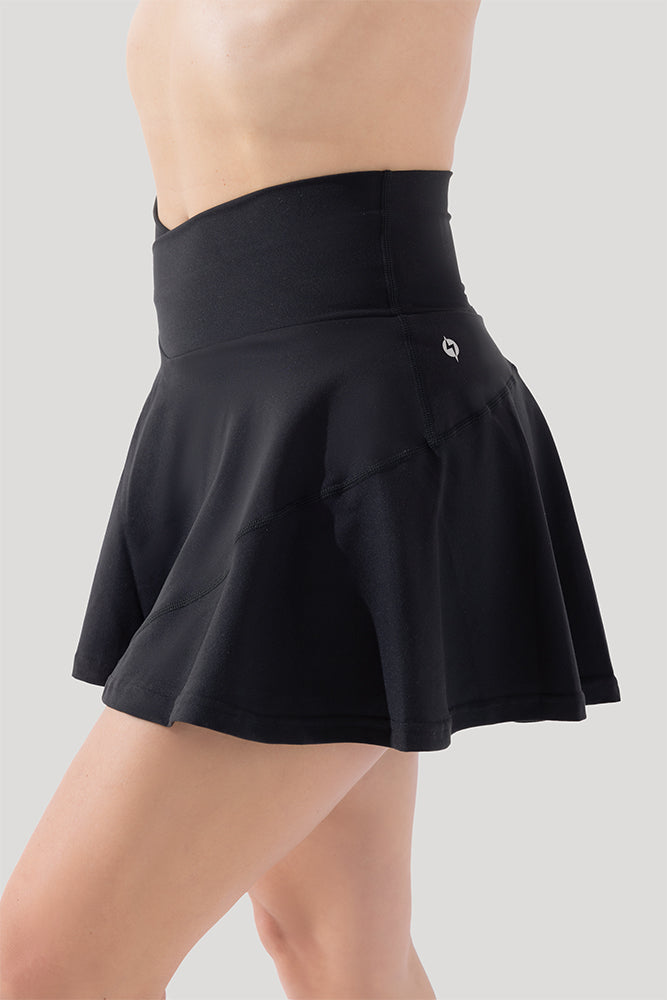 Crisscross Hourglass® Twirl Skort - Black