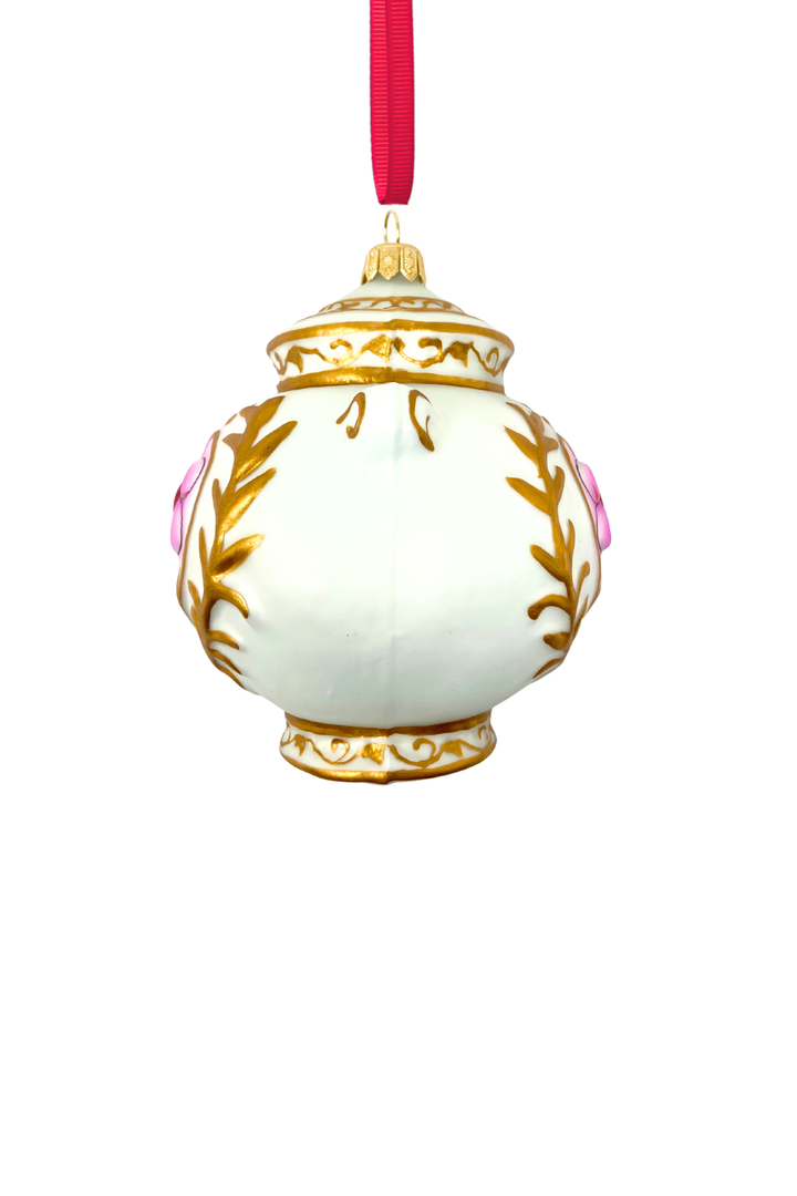 Chateau Rose Dragonfly Jar Ornament
