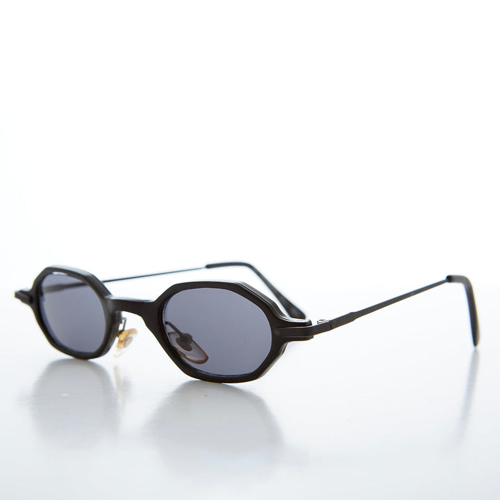 Small Spectacle Vintage Sunglasses - Clay