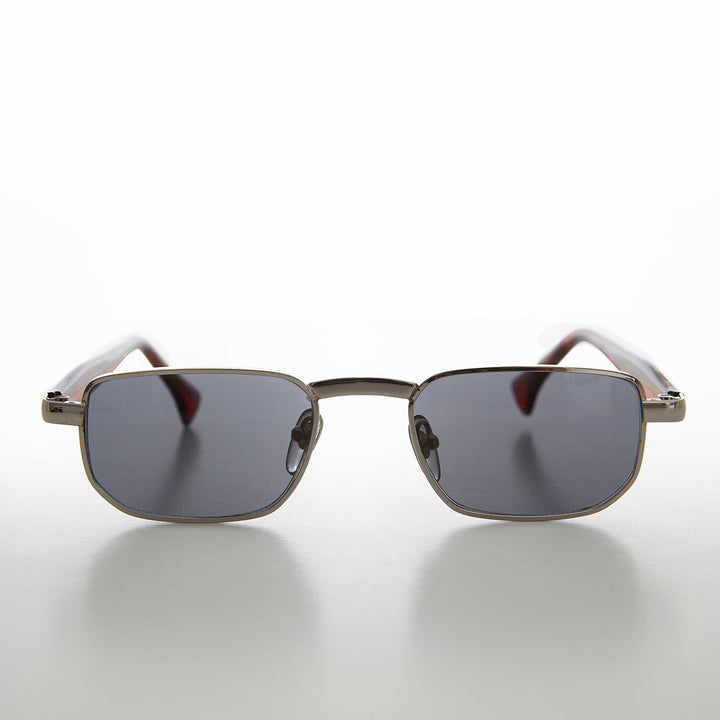 Narrow Rectangular 90s Vintage Sunglass - Clint