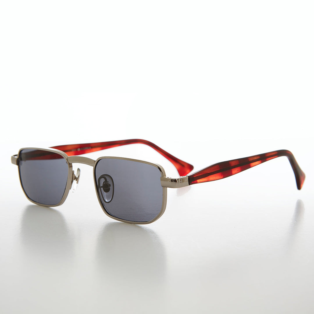 Narrow Rectangular 90s Vintage Sunglass - Clint