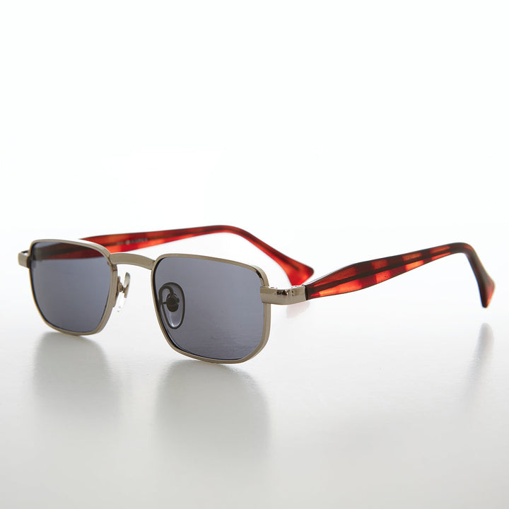 Narrow Rectangular 90s Vintage Sunglass - Clint