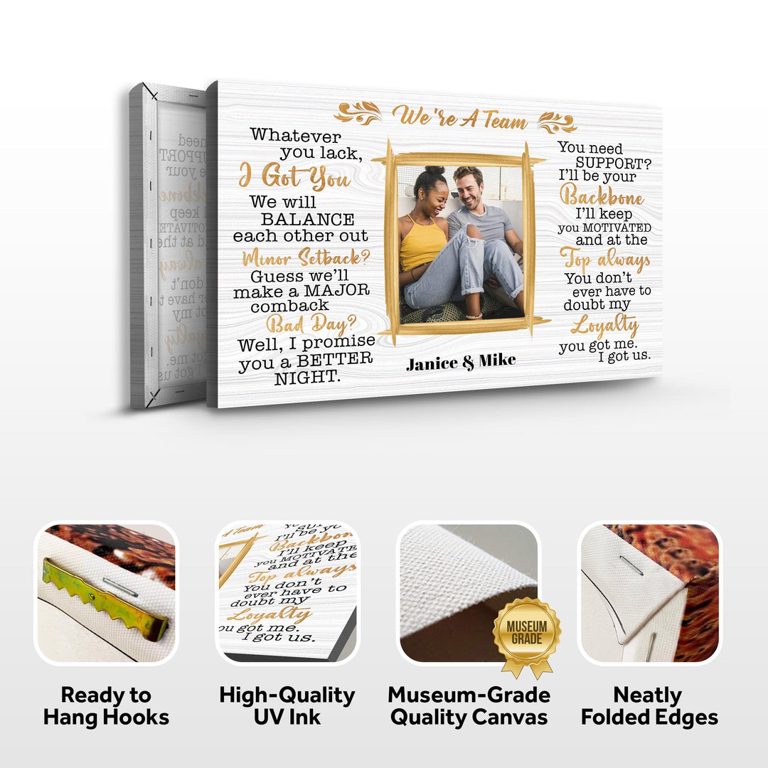 We're A Team Couple Sign IV