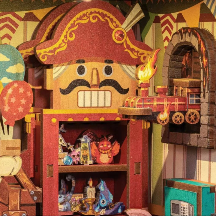 Amazing Toys Store Dollhouse Book Nook Kit - Miniature Wizardi Roombox Kit