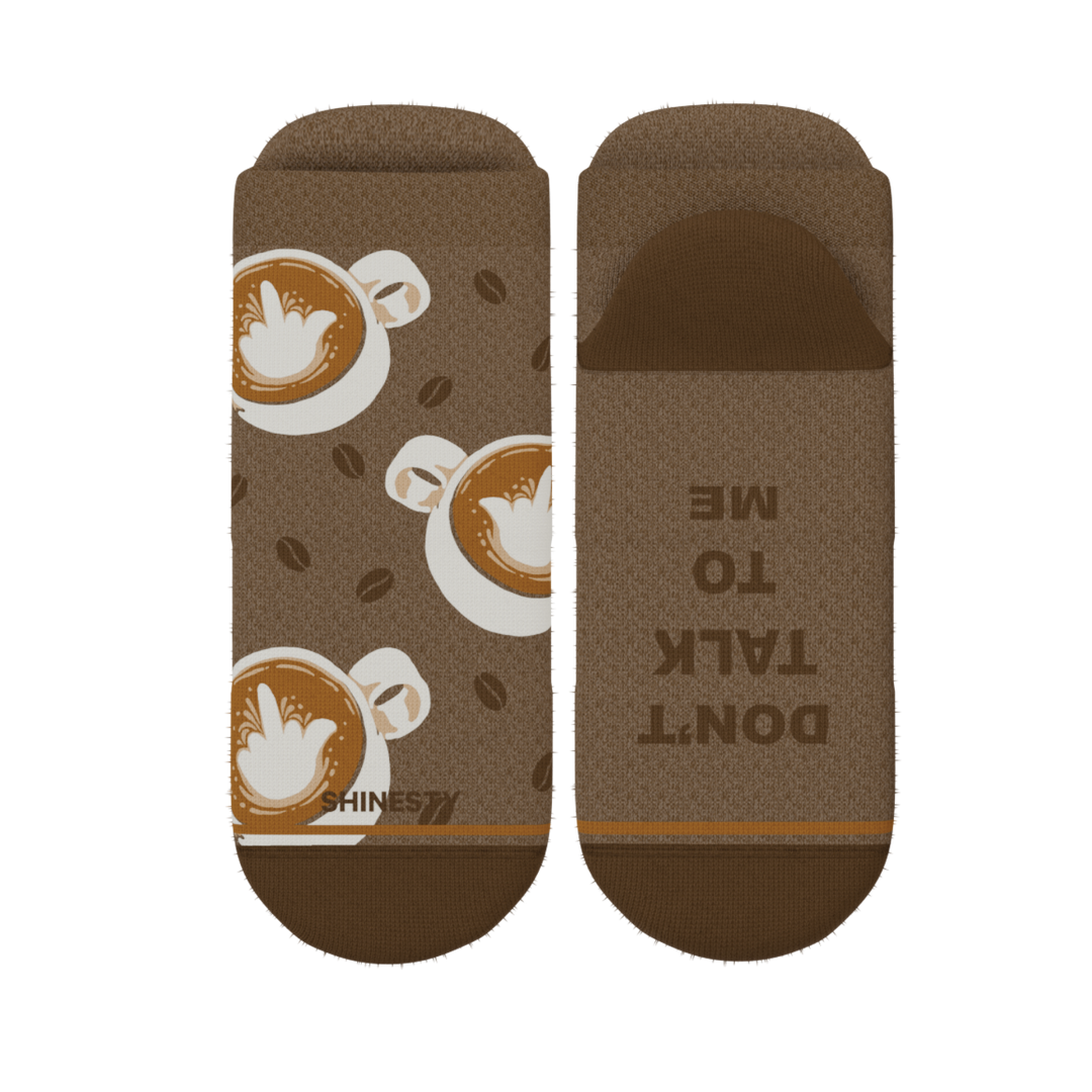 The Caf-fiend | Coffee Heel Hammock™ Ankle Socks