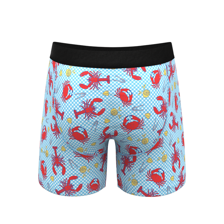 The Cajun Cookout | Summer Crabs Ball Hammock® Pouch Underwear