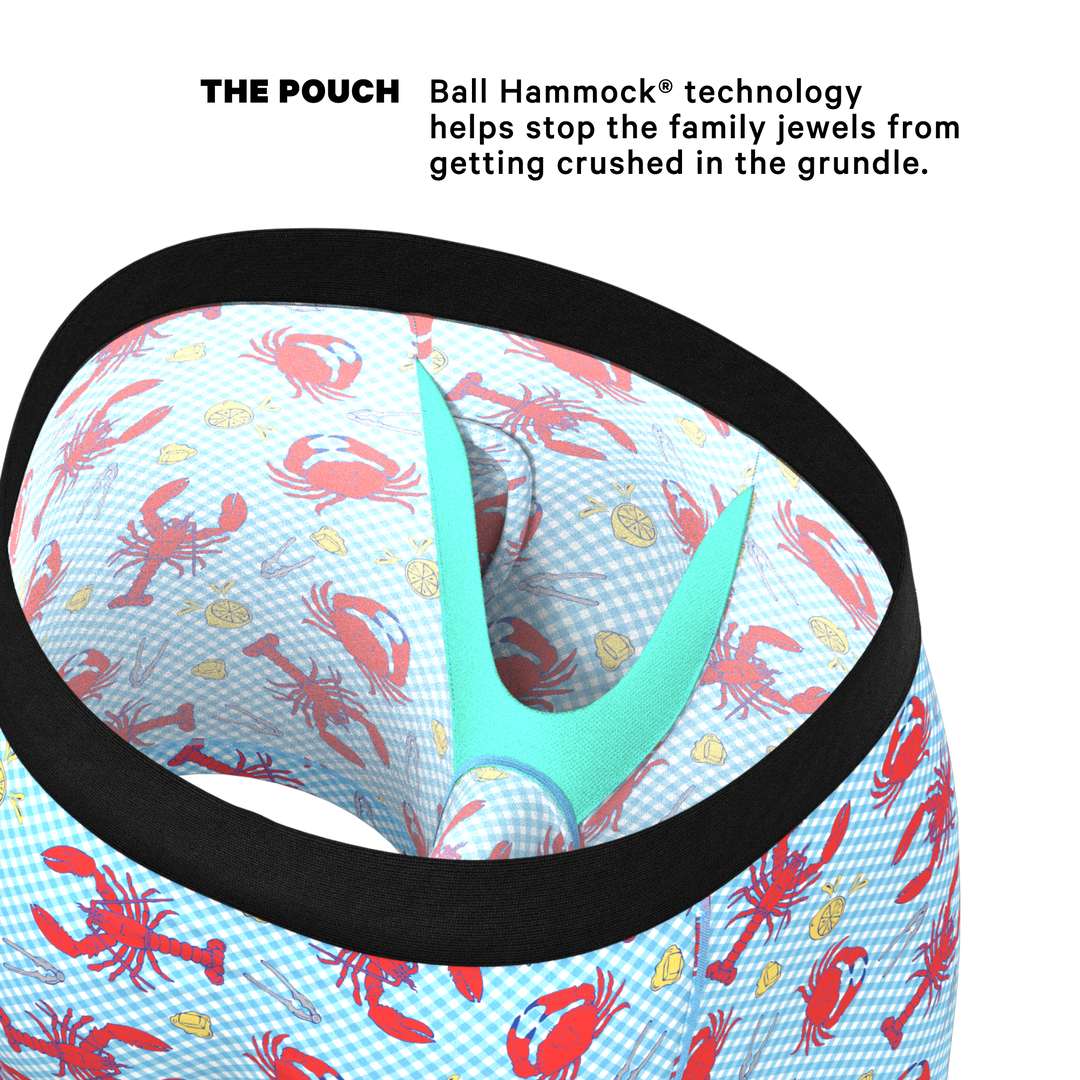 The Cajun Cookout | Summer Crabs Ball Hammock® Pouch Underwear With Fly