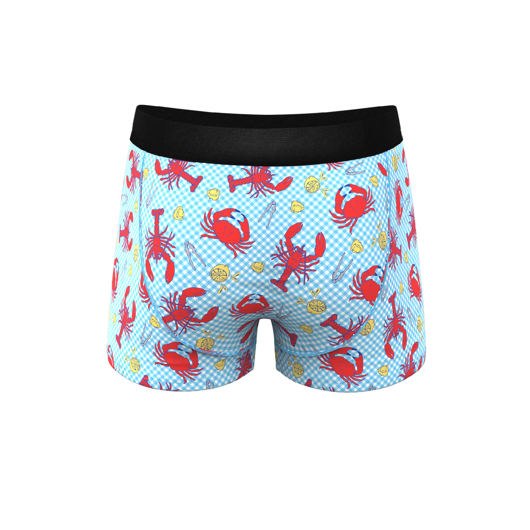 The Cajun Cookout | Summer Crabs Ball Hammock® Pouch Trunks Underwear