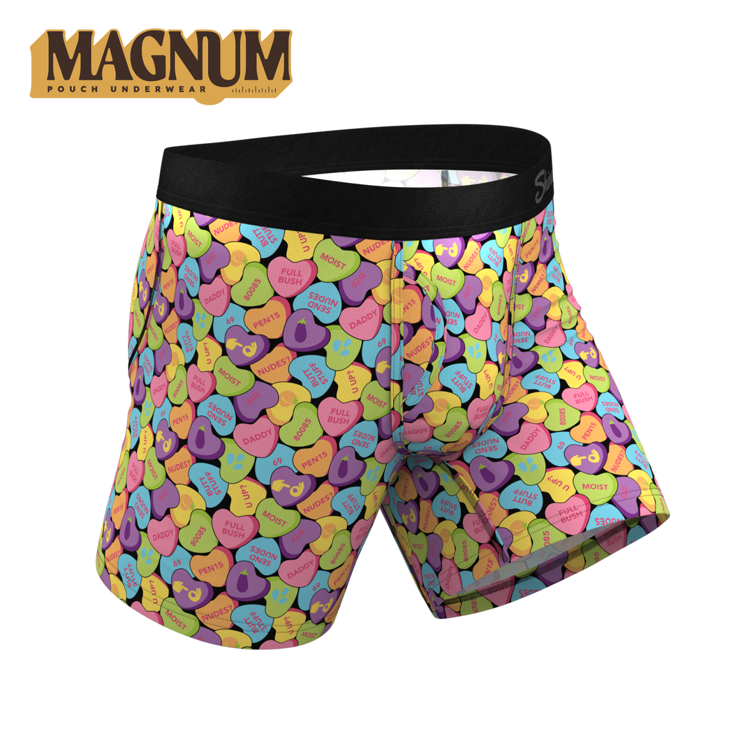 The Candy Crush | Candy Hearts Ball Hammock® Magnum Big Pouch Underwear