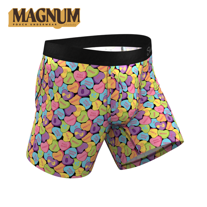 The Candy Crush | Candy Hearts Ball Hammock® Magnum Big Pouch Underwear