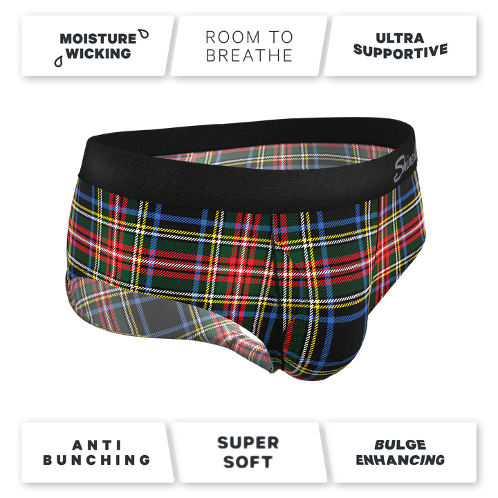 The Cappuccino | Holiday Tartan Plaid Ball Hammock® Pouch Underwear Briefs